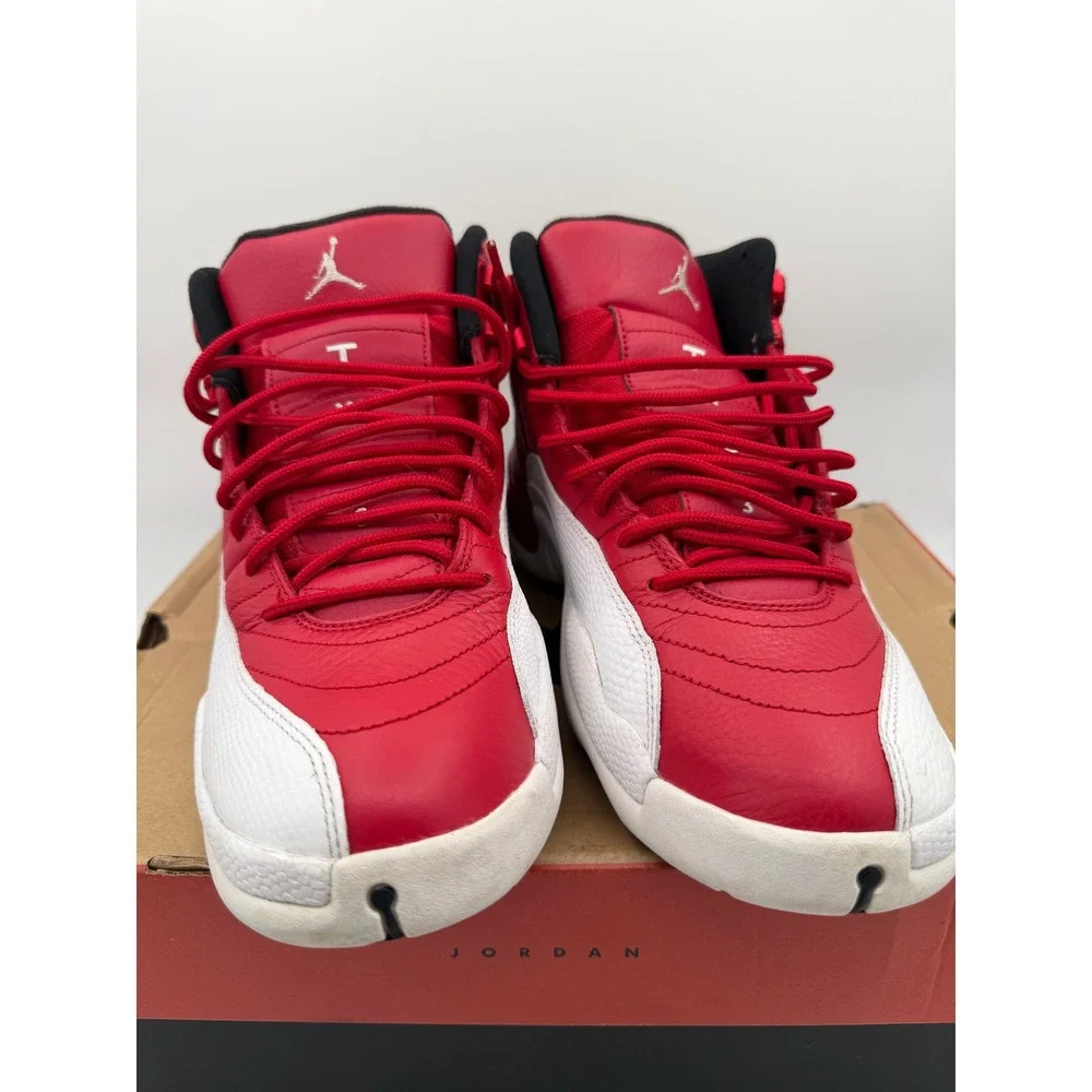 Air Jordan 12 Retro Gym Red White Black 130690-600 Mens Size 9 Basketball Shoes